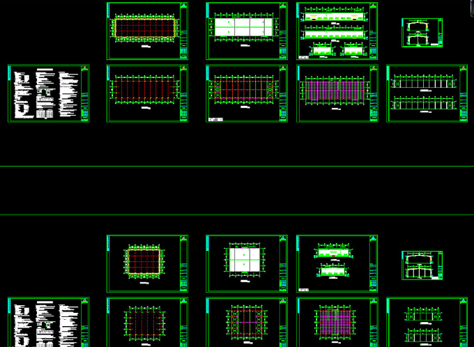 怒江钢结构厂房图纸